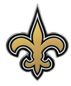New Orleans Saints Auto Emblem Color