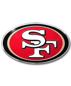 San Francisco 49ers Auto Emblem Color