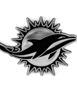 Miami Dolphins Chrome Auto Emblem