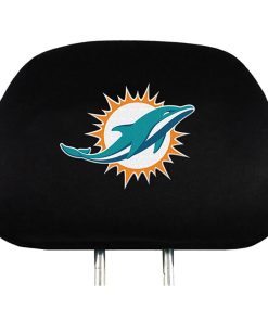 Miami Dolphins Head Rest Cover