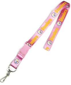 Pittsburgh Steelers Lanyard (Pink)