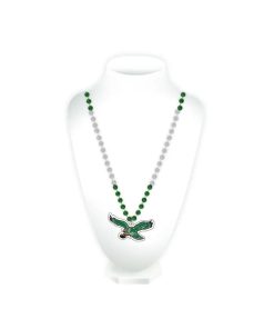 Philadelphia Eagles Retro Sport Beads With Medallion - Green Bird