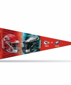 Philadelphia Eagles v. Kansas City Chiefs Super Bowl LIX 12x30 Classic Pennant - Dueling