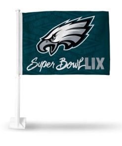 Philadelphia Eagles Super Bowl LIX Car Flag