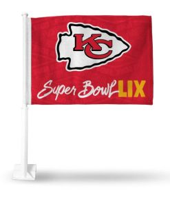 Kansas City Chiefs Super Bowl LIX Car Flag
