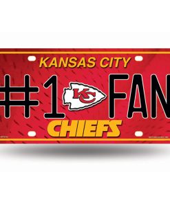 Kansas City Chiefs #1 Fan License Plate
