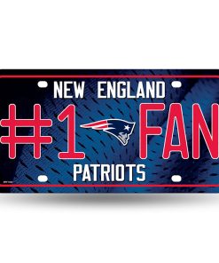 New England Patriots #1 Fan License Plate
