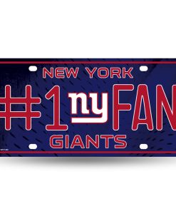 New York Giants #1 Fan License Plate