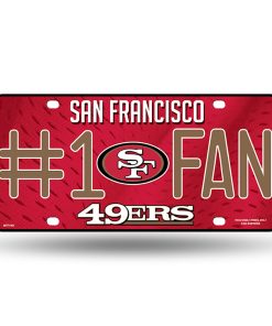 San Francisco 49ers #1 Fan License Plate