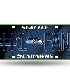 Seattle Seahawks #1 Fan License Plate