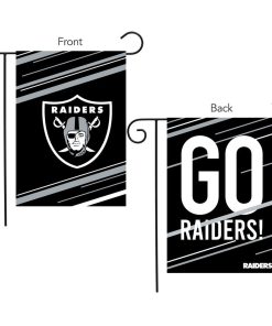 Las Vegas Raiders Slogan Double Sided Garden Flag