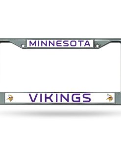 Minnesota Vikings Chrome License Plate Frame