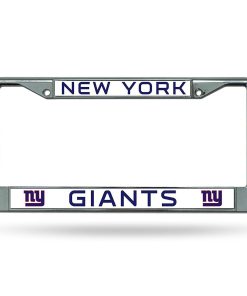 New York Giants Chrome License Plate Frame