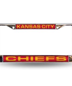 Kansas City Chiefs Laser Cut License Plate Frame