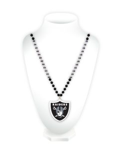Las Vegas Raiders Sport Beads With Medallion