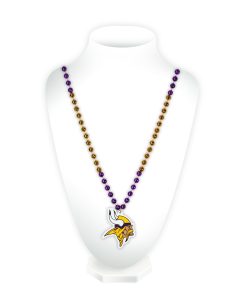 Minnesota Vikings Sport Beads With Medallion