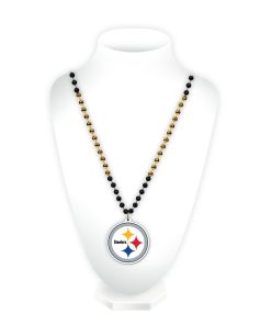 Pittsburgh Steelers Sport Beads With Medallion