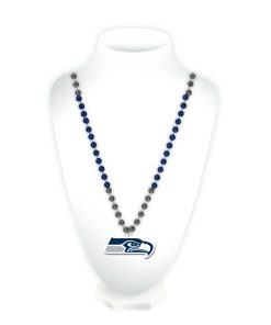Seattle Seahawks Sport Beads With Medallion