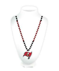 Tampa Bay Buccaneers Sport Beads With Medallion