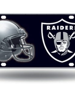 Las Vegas Raiders Metal Logo License Plate