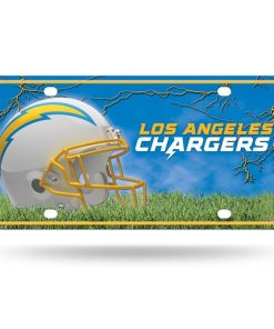 Los Angeles Chargers Metal Logo License Plate