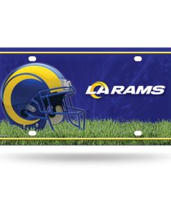 Los Angeles Rams Metal Logo License Plate