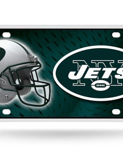 New York Jets Metal Logo License Plate