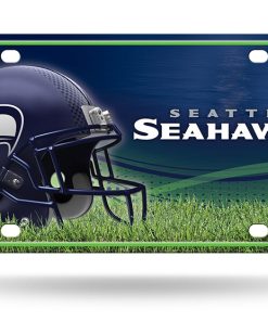 Seattle Seahawks Metal Logo License Plate