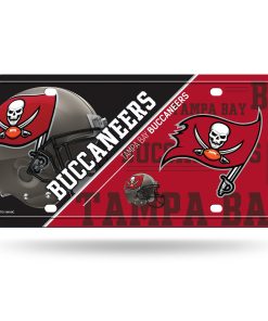 Tampa Bay Buccaneers Metal Logo License Plate