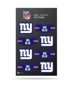 New York Giants Peel and Stick Tattoos