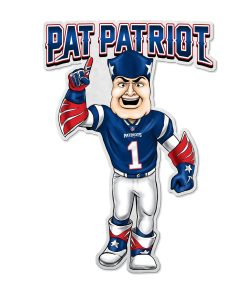 New England Patriots Shape Cut Mascot Pennant