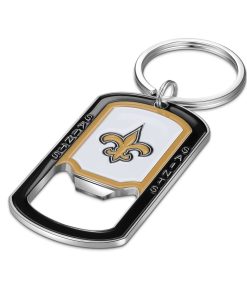 New Orleans Saints Full Color Bottle Opener Key Chain