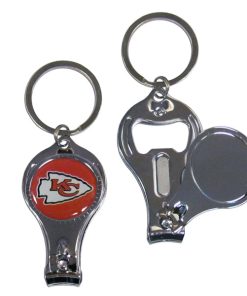 Kansas City Chiefs Nail Clipper with Bottle Opener Key Chain