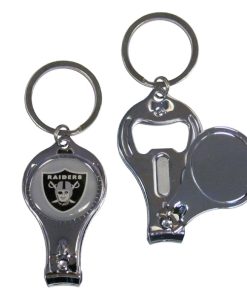 Las Vegas Raiders Nail Clipper with Bottle Opener Key Chain