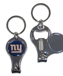 New York Giants Nail Clipper with Bottle Opener Key Chain