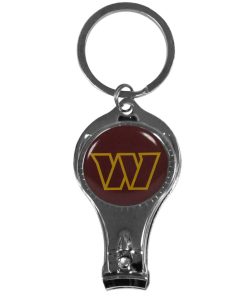 Washington Commanders Nail Clipper with Bottle Opener Key Chain
