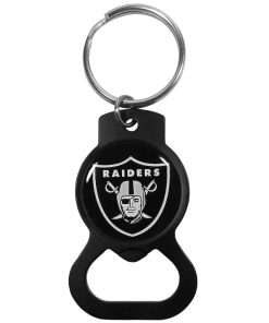 Las Vegas Raiders Bottle Opener Key Chain - Black