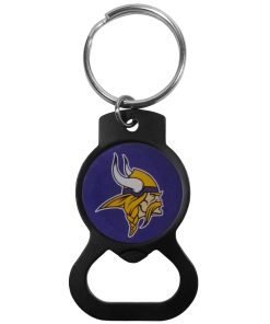 Minnesota Vikings Bottle Opener Key Chain - Black