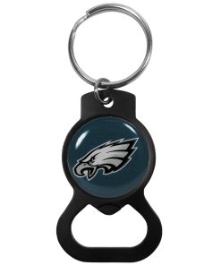 Philadelphia Eagles Bottle Opener Key Chain - Black