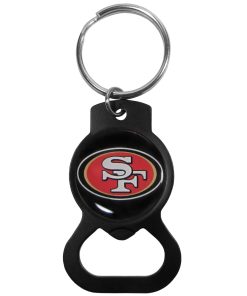 San Francisco 49ers Bottle Opener Key Chain - Black