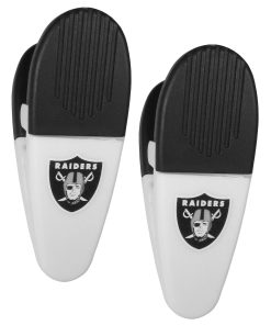 Las Vegas Raiders 2pc Mini Chip Clip Magnets