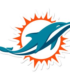 Miami Dolphins 8 Auto Decal