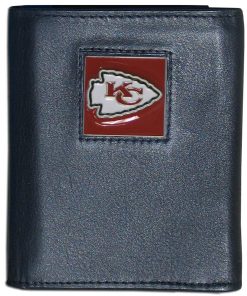 Kansas City Chiefs Fine Grain Leather Wallet