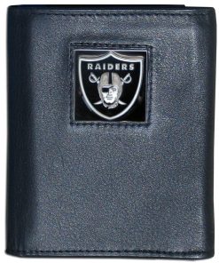 Las Vegas Raiders Fine Grain Leather Wallet