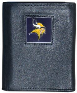Minnesota Vikings Fine Grain Leather Wallet