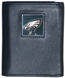 Philadelphia Eagles Fine Grain Leather Wallet