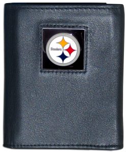 Pittsburgh Steelers Fine Grain Leather Wallet