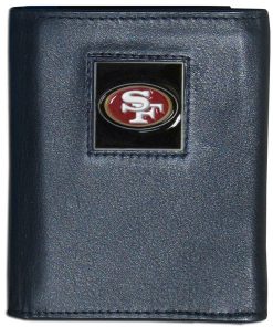 San Francisco 49ers Fine Grain Leather Wallet