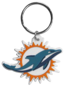 Miami Dolphins Flex Keychain