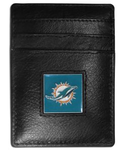 Miami Dolphins Money Clip & Card Holder